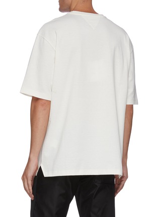 Back View - Click To Enlarge - BOTTEGA VENETA - Crewneck cotton T-shirt