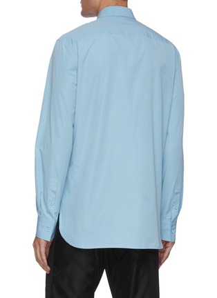 Back View - Click To Enlarge - BOTTEGA VENETA - Cotton poplin shirt