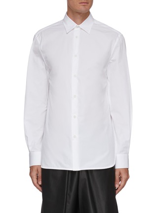Main View - Click To Enlarge - BOTTEGA VENETA - Cotton poplin shirt