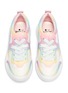 Figure View - Click To Enlarge - WINK - Bagel Toddlers/Kids Colourblock Glitter Sneakers
