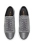 Figure View - Click To Enlarge - AXEL ARIGATO - Cap toe suede leather sneakers