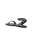  - BALENCIAGA - Logo print strappy leather sandals