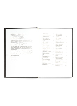 Detail View - Click To Enlarge - THE SCHOOL OF LIFE - Guide to modern manners book