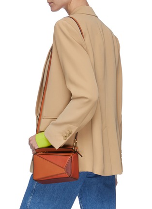 Front View - Click To Enlarge - LOEWE - 'PUZZLE' MINI LEATHER BAG