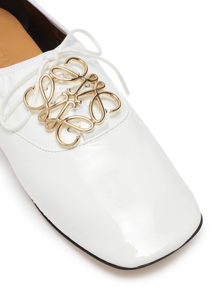 Detail View - Click To Enlarge - LOEWE - Anagram buckle soft derby shoes