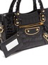  - BALENCIAGA - 'Mini City AJ' croc embossed leather shoulder bag