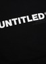  - NEIL BARRETT - 'Untitled' slogan print drop shoulder sweater