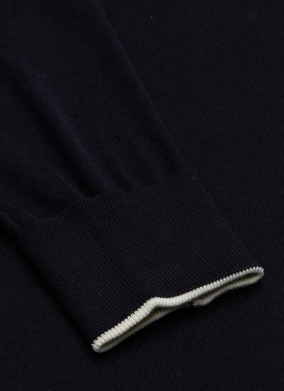  - NEIL BARRETT - Double Neck Cashmere Blend Sweater