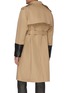 Back View - Click To Enlarge - NEIL BARRETT - Leather Forearm Belted Trench Coat