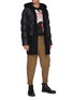 Figure View - Click To Enlarge - NEIL BARRETT - Oversized double layer puffer coat