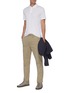 Figure View - Click To Enlarge - JAMES PERSE - Elevated Lotus cotton polo shirt