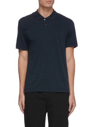 Main View - Click To Enlarge - JAMES PERSE - 'Luxe Lotus' cotton polo shirt