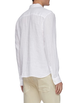 Back View - Click To Enlarge - JAMES PERSE - Chest patch pocket linen shirt
