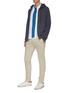Figure View - Click To Enlarge - JAMES PERSE - Chest patch pocket linen shirt