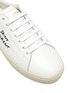 Detail View - Click To Enlarge - SAINT LAURENT - Logo embroidered low-top sneakers