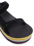 Detail View - Click To Enlarge - TEVA - x Opening Ceremony Flatform Universal rainbow platform sandals