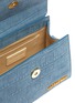 Detail View - Click To Enlarge - JACQUEMUS - 'Medium Chiquito' croc embossed suede top handle bag