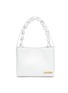 Main View - Click To Enlarge - JACQUEMUS - 'Noeud' braided handle leather shoulder bag