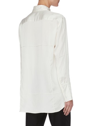 Back View - Click To Enlarge - ACNE STUDIOS - Pintuck Button Cuff Shirt