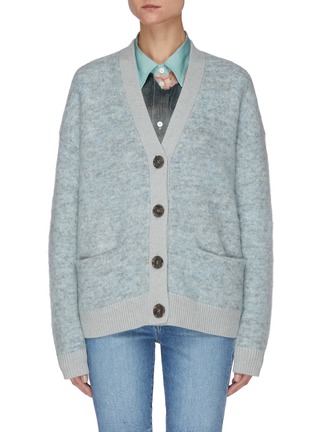 Main View - Click To Enlarge - ACNE STUDIOS - V-neck Mohair-blend Cardigan
