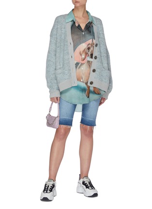 Figure View - Click To Enlarge - ACNE STUDIOS - V-neck Mohair-blend Cardigan