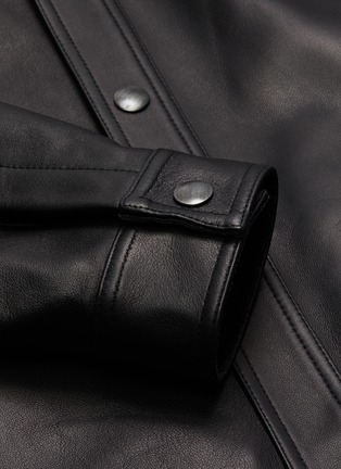  - ACNE STUDIOS - Leather shirt jacket