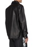 Back View - Click To Enlarge - ACNE STUDIOS - Leather shirt jacket