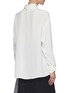 Back View - Click To Enlarge - MAYA LI - High neck silk shirt