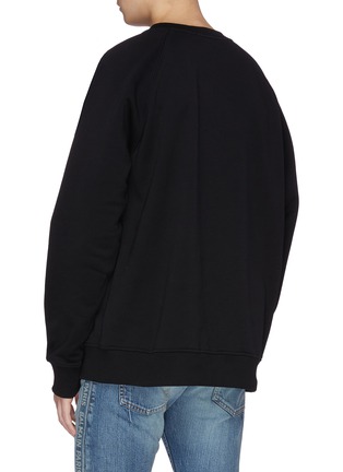 Back View - Click To Enlarge - BALMAIN - Wolf print oversized sweatshirt