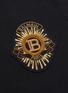  - BALMAIN - Logo Chest Badge Embroidered Cotton T-shirt
