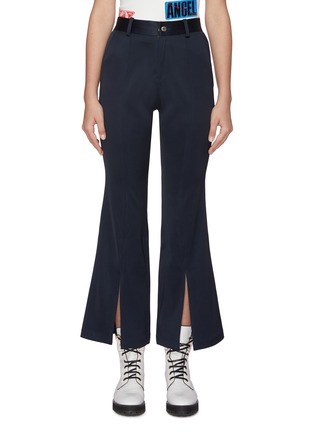 Main View - Click To Enlarge - ANGEL CHEN - Slit flare pants