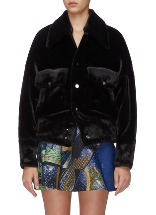 Main View - Click To Enlarge - ANGEL CHEN - Faux fur jacket