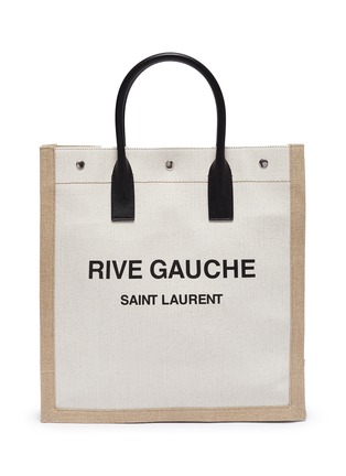 Main View - Click To Enlarge - SAINT LAURENT - 'Noe Rive Gauche N/S' logo tote bag