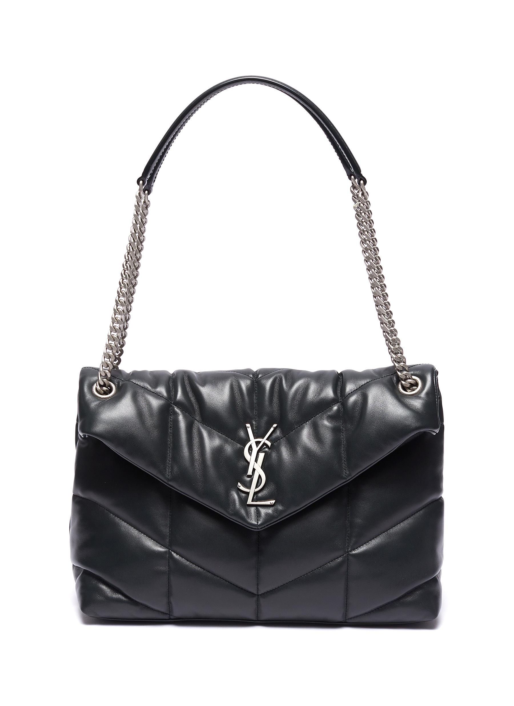 saint laurent loulou medium quilted leather shoulder bag