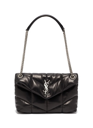 Main View - Click To Enlarge - SAINT LAURENT - 'LouLou Small' puffer quilted leather bag