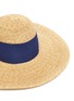 Detail View - Click To Enlarge - YESTADT - Neptune wide brim necktie straw hat