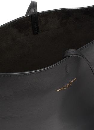 Detail View - Click To Enlarge - SAINT LAURENT - Chain strap leather hobo bag