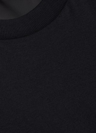  - PRADA - Logo patch pocket cotton T-shirt