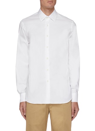 Main View - Click To Enlarge - PRADA - Button down cotton shirt