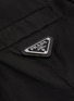  - PRADA - Logo plaque notch lapel nylon blazer
