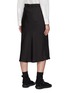 Back View - Click To Enlarge - SHORT SENTENCE - Belted flared midi skirt