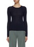 Main View - Click To Enlarge - CRUSH COLLECTION - Asymmetric cable knit top