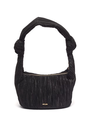 Main View - Click To Enlarge - CULT GAIA - 'Mina' pleated knot handle bag