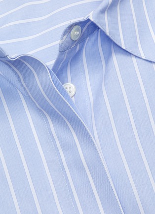Detail View - Click To Enlarge - RACIL - Maya' pinstripe pin-tuck poplin shirt dress