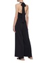 Back View - Click To Enlarge - ERES - Abby plunge neck tie neck jumpsuit