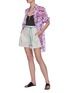 Figure View - Click To Enlarge - ERES - Turtle coral print long shirt