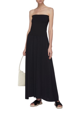 Figure View - Click To Enlarge - ERES - Oda strapless maxi dress