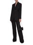 Figure View - Click To Enlarge - PRADA - Toile Natte suiting pants
