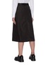 Back View - Click To Enlarge - PRADA - Re-nylon belted pouch midi skirt