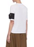 Back View - Click To Enlarge - PRADA - Gabardine pouch sleeve jersey T-shirt